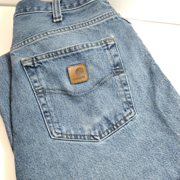 Carhartt Men's Loose Fit Denim Jeans l Size 34x34 l Original Fit - Picture 2 of 11